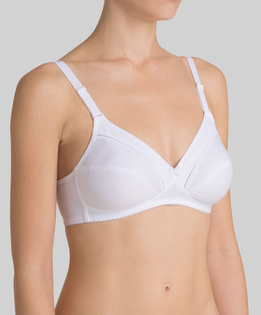 حمالة صدر كلاسيك قطن بدون سلك ستريتش