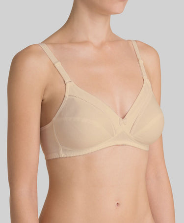 حمالة صدر كلاسيك قطن بدون سلك ستريتش