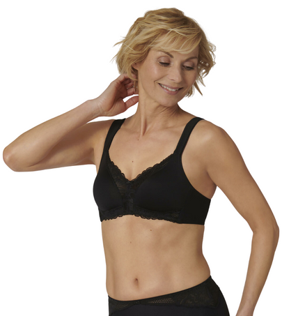 Modern Lace+cotton Non Wired Bra